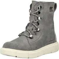 Sorel Schneestiefel Explorer III Joan WP Damen Quarry / Gum 2-Schuhgröße 37