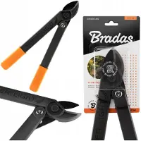 Bradas Amboss-Astschere V-SERIES SUPER LIGHT anthrazit/orange, Ambossklinge mit Schutzbeschichtung