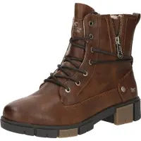 Mustang Damen Stiefelette mit Farbakzentsohle 15M0322001, Größe:39 EU, Farbe:Braun