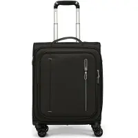 American Tourister Cloudrider Spinner S Expandable TSA jet black