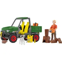 Schleich FARM WORLD Waldbauer mit Fahrzeug - 42659, Farm, Farm animals / farm toys, Forest, 3 Jahr(e), Mehrfarbig, Kunststoff