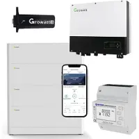 Growatt SPH3000 3kW Hybrid Wechselrichter mit 10.2kWh Solarspeicher-Set