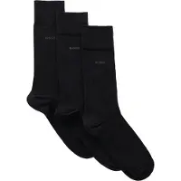 BOSS Kurzsocken "Socken 3er Pack", Herren, Gr. 43-46, schwarz, Obermaterial: 75% Baumwolle CO. 23% Polyamid PA. 2% Elasthan EL., Socken Kurzsocken