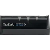 Tefal Messerschärfer "Ice Force", schwarz, B:5,9cm H:4,7cm L:12,5cm, Keramik, Kunststoff, Messerschärfer, Messerschärfer, Schleifprozess(3Phasen), hochwertige japanische Keramikschleifscheibe