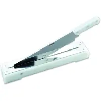 Jamon Professionelle Geräte - Brotschneidemesser - Klinge Edelstahl 440 mm - Polyethylene Farbe Weiße