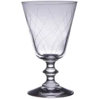 Rona Wasserglas Frankreich graviert 24 cl x6 - Transparent Rund Cristallin