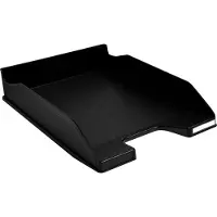 Exacompta 113014D, Polystyrene, Schwarz, A4, 347 x 255 x 65 mm