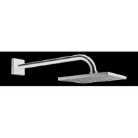 Hansa Kopfbrause quadratisch 200x200 mit Brausearm Viva verchromt, 04180240