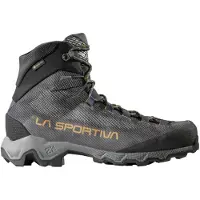 La Sportiva - Wanderschuhe mit GORE-TEX - Aequilibrium Hike GTX Carbon/Jungle für Herren - Größe 43,5 - Grau