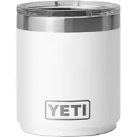 Yeti Rambler Stackable Lowball 10oz Mag Slider Lid, White, stapelbarer Thermobecher mit Deckel, 295 ml