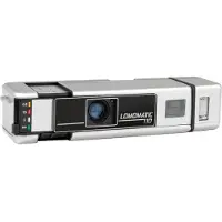 Lomography Lomomatic 110 Kamera & Blitz Metal