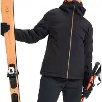 Roxy Skijacke Snowhill Puffy JK ERJTJ03535 Schwarz Tailored Fit
