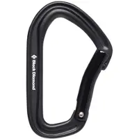 Black Diamond Hotforge Bent Gate Karabiner schwarz