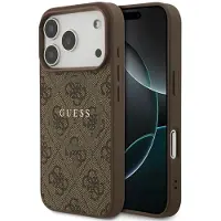 GUESS - 4G Ring Classic Logo MagSafe (GUHMP17LG4GFRW) - iPhone 17 Pro - Brown