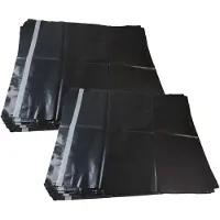 VHBW 10x Entsorgungsbeutel Ersatz für Nilfisk 302001480 für Staubsauger - Polyethylen, 78,0cm x 70,0cm Schwarz