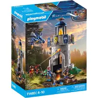 Playmobil Ritterturm Mit Schmied Und Drachen Bau-spiel