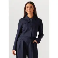 Studio Amaya Damen Jacken Snow - Donkerblauw - Größe XL