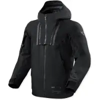 REV'IT! Revit Component 3 H2O wasserdichte Motorrad Textiljacke, schwarz, S