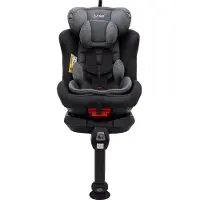 Petex Kindersitz Auto, I-SIZE, ISOFIX Top Tether, 40-105 cm Körpergröße, Laura 1341 grau von
