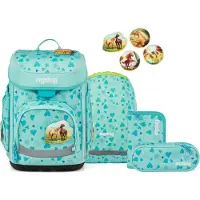 Ergobag Cubo Reitbärtraum - 5-teiliges Schulranzenset, Farbe:reitbärtraum, Größe:OS