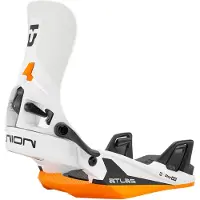 Union - All-Mountain Bindungen mit schneller Verschlusstechnik &ndash; Herren &ndash; Atlas Step On - Atlas Step On White Orange für Herren - Größe