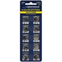 Esperanza EZB105 LR54 AG10 Alkaline-Batterien, 10 Stück