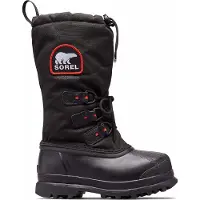 Sorel - Warme, wasserfeste und widerstandsfähige Stiefel für Damen / Frau - Glacier XT W Black Red Quartz für Damen - Größe 38 - schwarz