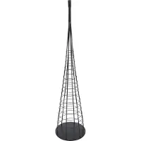 Mendler Deko-Baum MCW-O91, Weihnachtsbaum Schmuckbaum Weihnachtsdeko Christbaum zum Beschmücken, Metall 160cm schwarz
