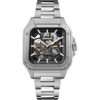 Ingersoll Herren Analog Uhr Sport Edelstahl Armbanduhr silber UIN14501