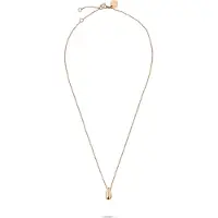 Liebeskind berlin Kette mit Anhänger "Schmuck Geschenk Edelstahl Halskette The Mini Drop Tropfen", rosa (roségoldfarben), Halsketten, Damen, Edelstahl, L: 45 B: 2mm, Kette mit Anhänger, B:2mm