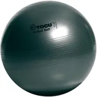 Togu Gymnastikball MyBall Soft, Ø 55 cm, anthrazit, belastbar bis 500 kg