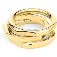 Liebeskind berlin Ring - Edelstahl Urban Chic - Gr. 54 - in Gold - für Damen