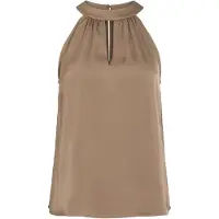 Vila Ravenna Halterneck Top/oc ärmellose Bluse