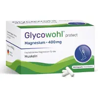 Glycowohl Magnesium 400 mg hochdosiert vegan Kaps. 200 St Kapseln