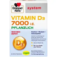 Queisser Pharma GmbH & Co. KG Doppelherz Vitamin D3 7000 I.e. Pflanzlich Sys.tab 60 St
