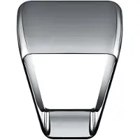 Kdln Frame Wandleuchte Chrome - , Frame, dimmbar, Metallisch, für Wohnzimmer, Metall, Design