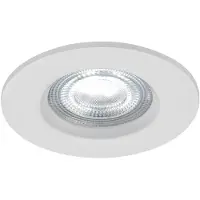 Nordlux LED-Einbauleuchte Don Smart, 3er-Set, weiß dimmbar, weiß / opal, für Badezimmer, Kunststoff, Smart Home Einbaulampe