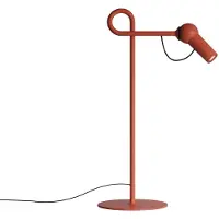 Kdln Bird Tischleuchte Brick Red - , Bird, dimmbar, Rot, für Wohnzimmer, Metall