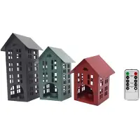 Markslöjd Norton Decoration Tischleuchte 3 pcs. Multicolour - , Grün, für Wohnzimmer, Keramik