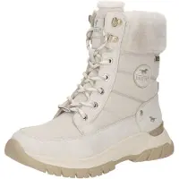 Mustang Damen Stiefelette mit weichem Stoffeinstieg 15M0172001, Größe:39 EU, Farbe:Beige