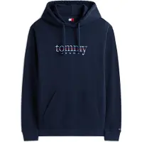 Tommy Hilfiger Regular Entry Dna Pullover Hoodie Dark Night Navy Größe: XL | Kaputzenpullis Outlet | Herren | Schwarz