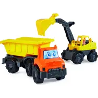 Ecoiffier Abschlepplastwagen 419 Gelb