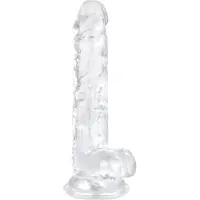 Easytoys Dildo Collection - Hoden-Dildo - 17cm (transparent)