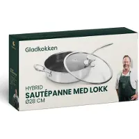 Gladkokken Hybrid Sautepan With Lid-28-28 Cm Elektrogrill