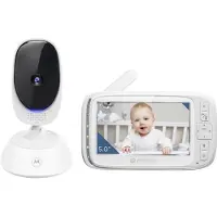 Motorola VM75 Babyphone 5-Zoll-Videomonitor, weiß