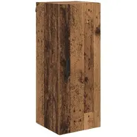 vidaXL Wandschrank Altholz 34,5 x 34 x 90 cm Holzwerkstoff