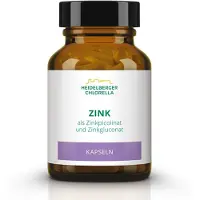 Heidelberger Chlorella GmbH Zink ALS Zinkpicolinat und Zinkgluconat Kapseln 18 g