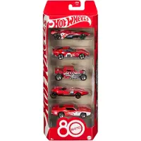 Hot Wheels JGK08, Fahrzeug-Set, 3 Jahr(e), Kunststoff, Metall, Rot, Weiß