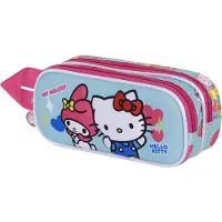 KARACTERMANIA Sanrio Hello Kitty Friendship Mäppchen Blau Mann Blau One Size
