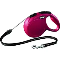 Flexi Rollleine Classic - Cord Leash - Rot - M - 8 Meter
